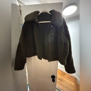 Lululemon boxy Sherpa coat